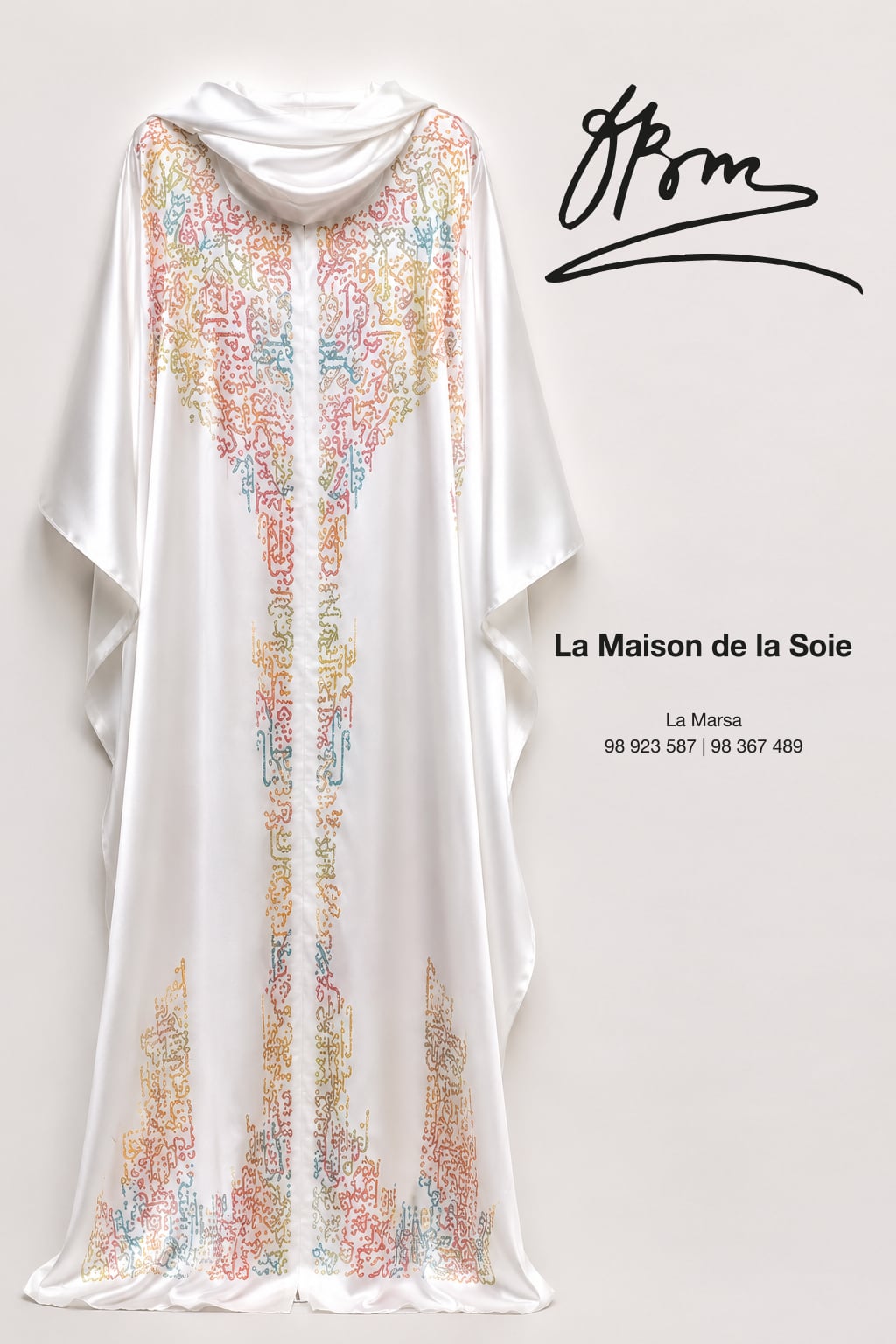 Coupon de satin de soie