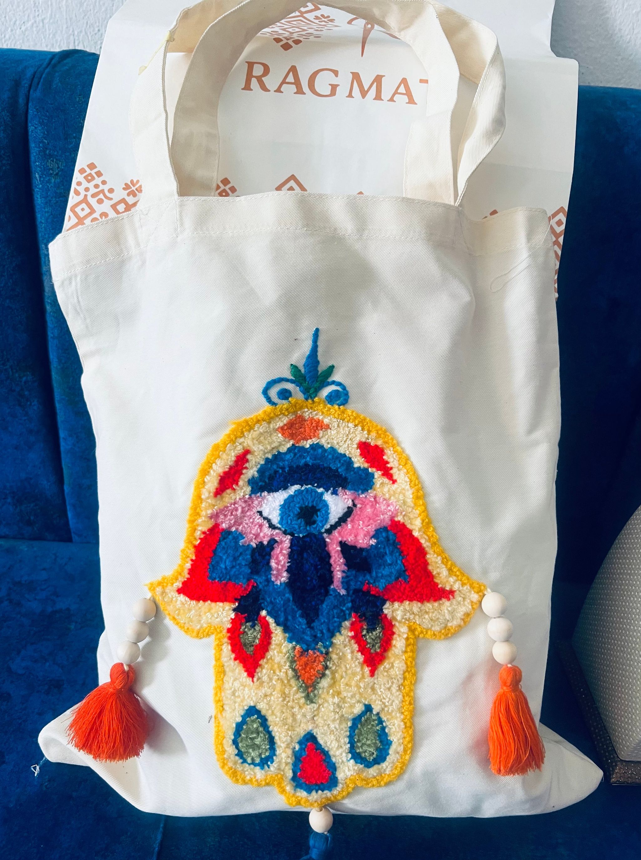 Sac d’été brodé à la main