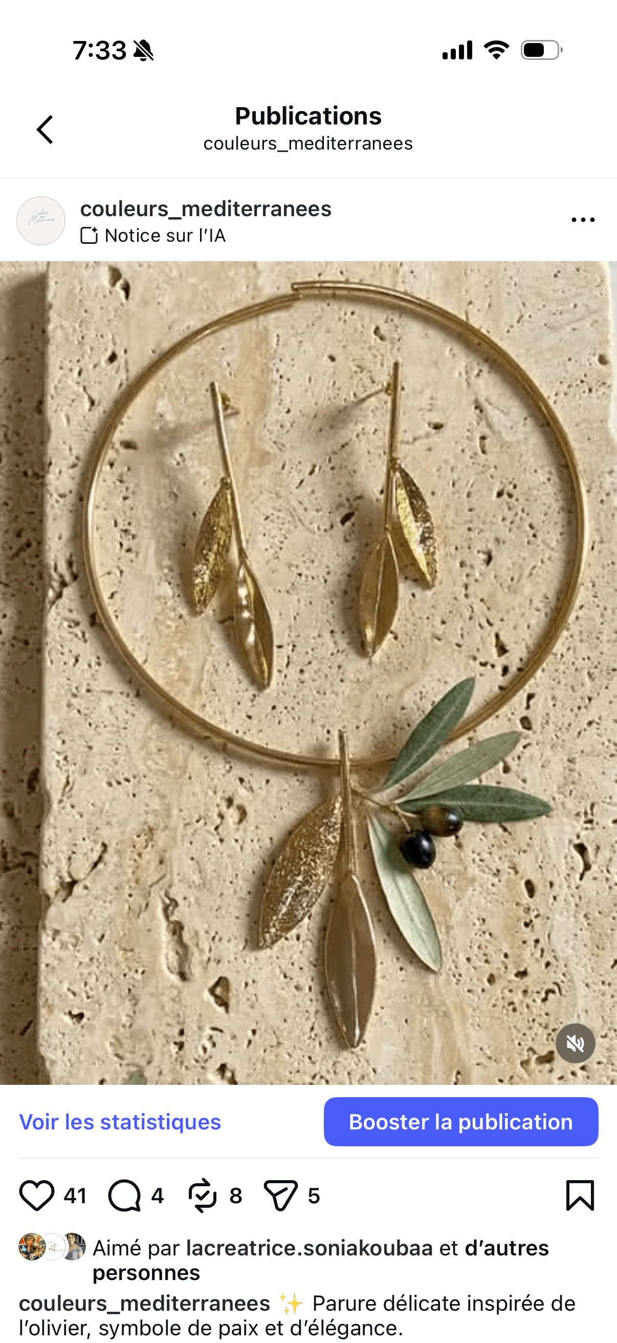 Parure Olivier premium 