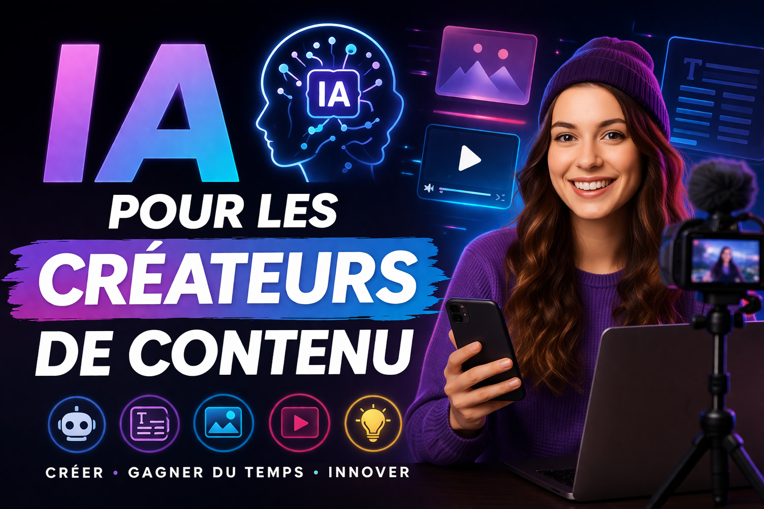 IA pour les créateurs de contenu course thumbnail